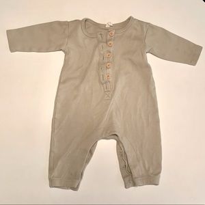 Quincy Mae Long sleeve jumpsuit Sage